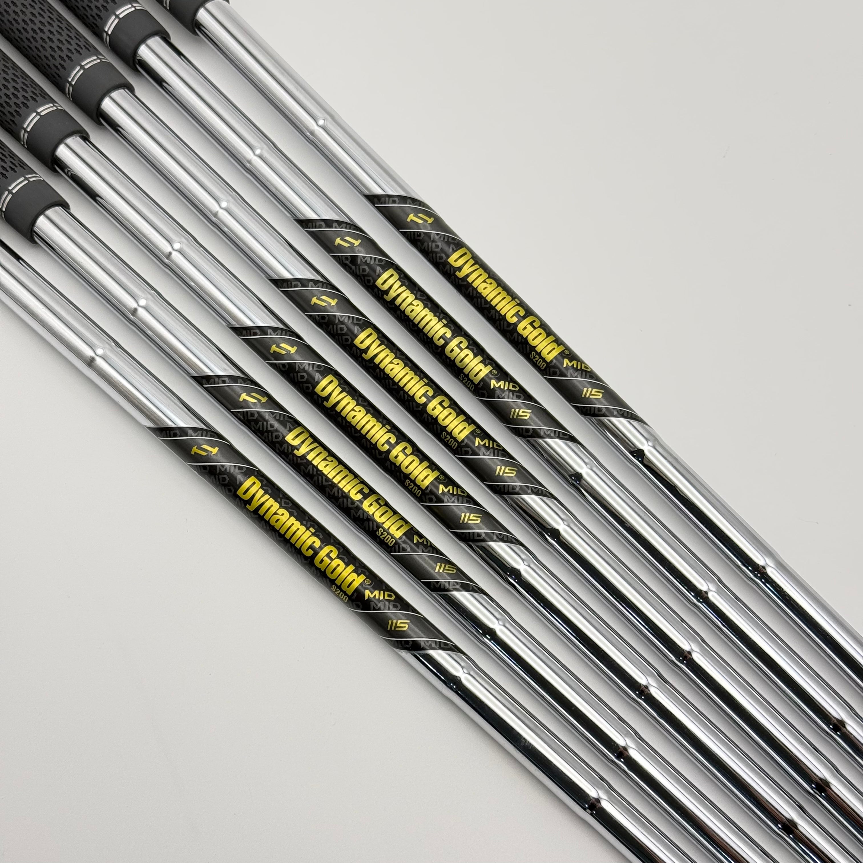 True Temper Dynamic Gold MID S200 Iron Shafts 115S 6-AW, image 1