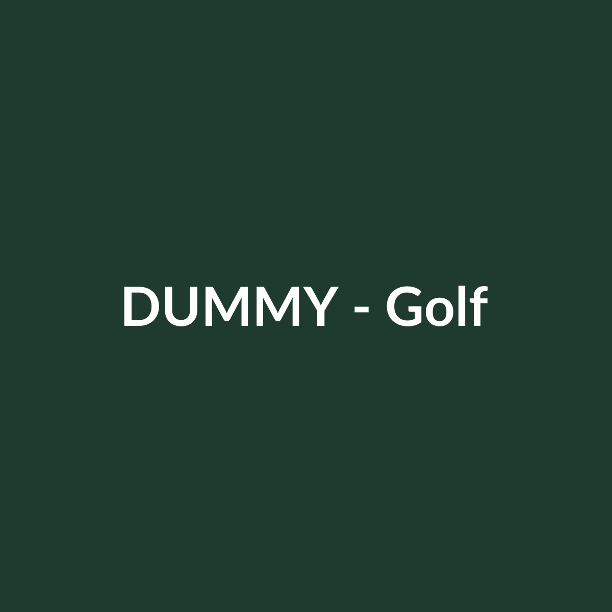 DUMMY Golf
