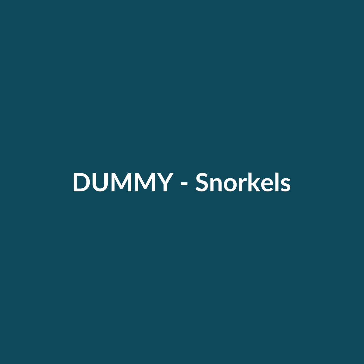 DUMMY Snorkels