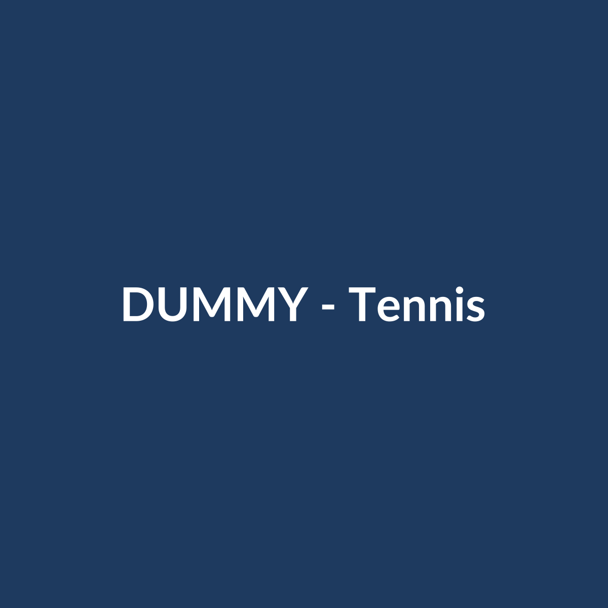 DUMMY Tennis