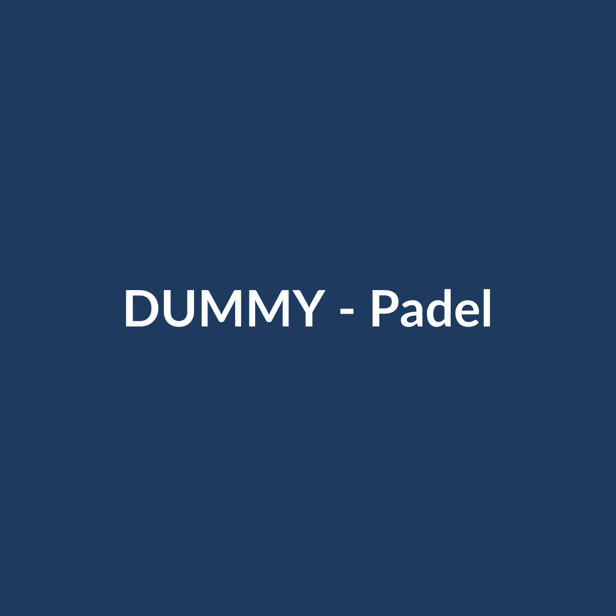 DUMMY Padel