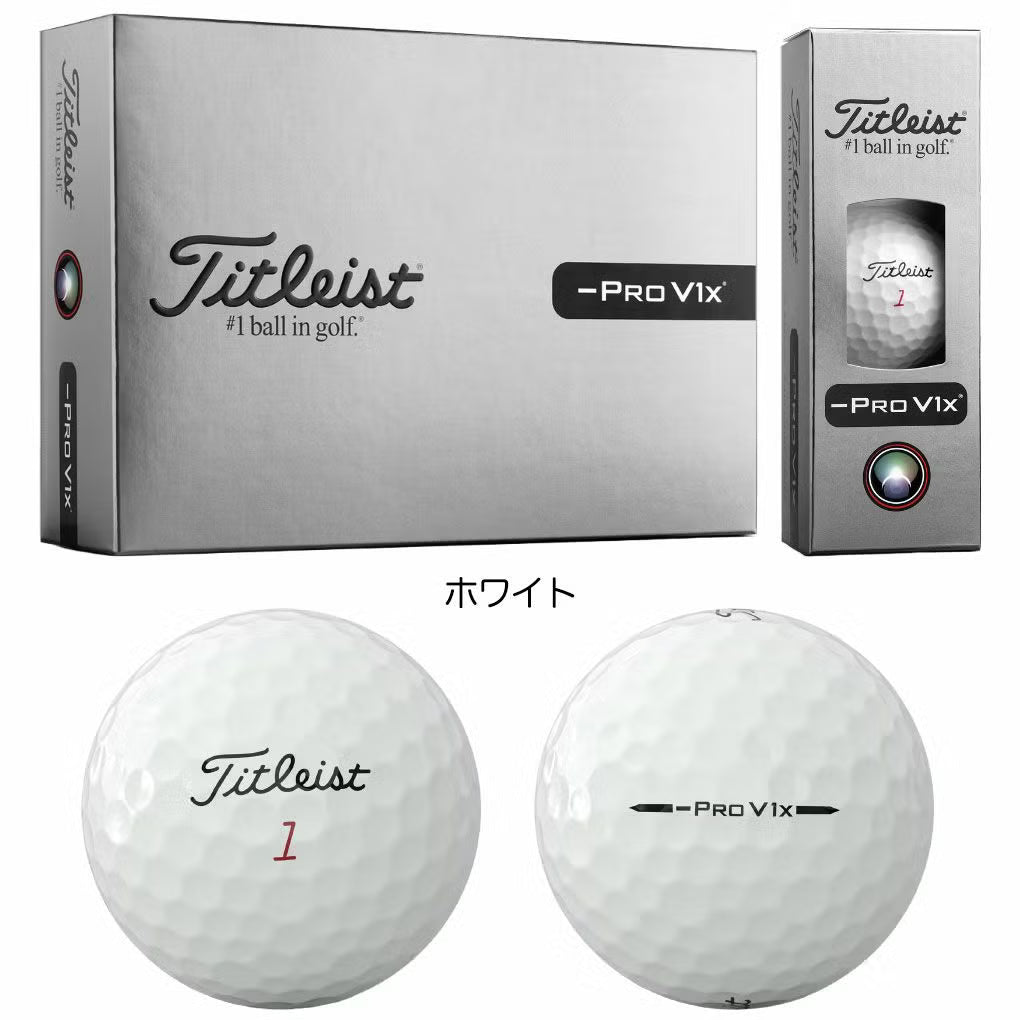 Titleist PRO V1X LeftDash 2025 Golf Balls 12-Pack, image 3