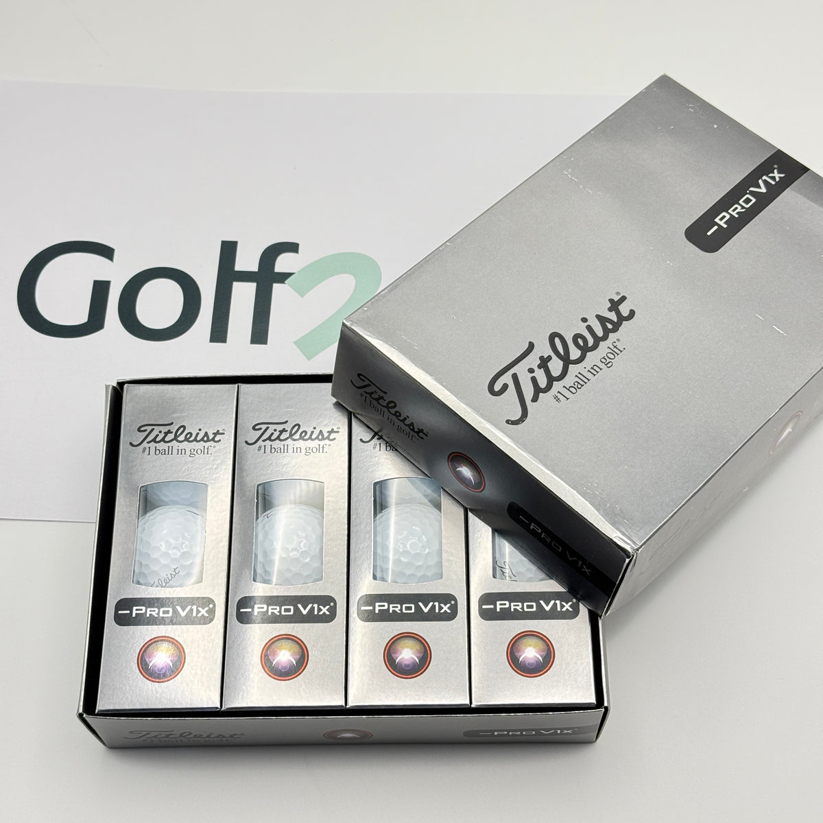 Titleist PRO V1X LeftDash 2025 Golf Balls 12-Pack, image 1